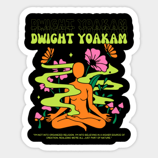 Dwight Yoakam // Yoga Sticker